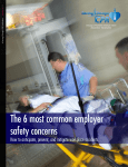 The 6 most common employer safety concerns