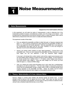 1. Noise Measurements