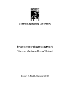 Control Engineering Laboratory Process control across network