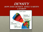 DENSITY How Does Density Affect Earth`s Layers???