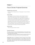 Future Climate: Projected extremes
