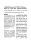 INCIDENCE OF CLAVICULAR RHOMBOID FOSSA (IMPRESSION