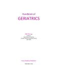 Handbook of GERIATRICS