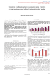 Current infrastructure scenario and rise in construction and allied