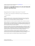 Induction of Ampicillin Resistance in E.coli and Salmonella species