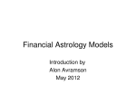 Financial Astrology Models