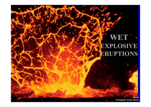 explosive eruptions
