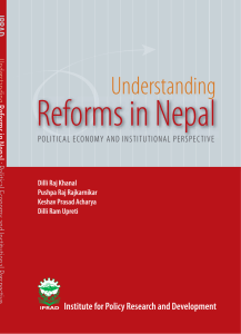 Understanding Reforms in Nepal - International Budget Partnership