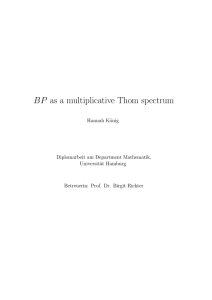 BP as a multiplicative Thom spectrum