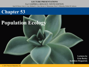 CH 53: Population Ecology