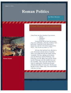 Roman Politics