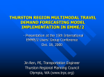 Thurston Region Multimodal Travel Demand