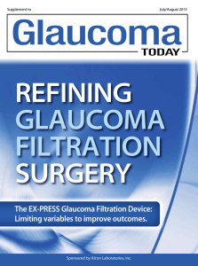 The EX-PRESS Glaucoma Filtration Device