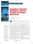 Suspicious Behavior Detection: Current Trends and