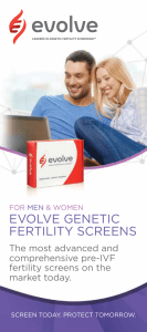 EVOLVE GENETIC FERTILITY SCREENS