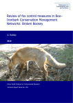 Review of fox control measures in Box– Ironbark Conservation