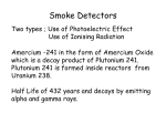 Smoke Detectors - StCPhysicsDept
