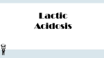 Lactic Acidosis