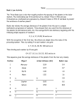 Bode`s Law Worksheet