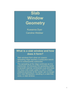 Slab window geometry presentation pdf