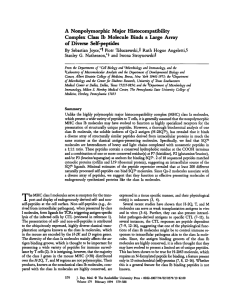 A Nonpolymorphic Major Histocompatibility Complex Class Ib