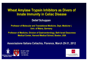 Wheat Amylase Trypsin Inhibitors as Divers of Innate Immunity in