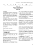 Three-Phase Induction Motor Stator Current Optimization