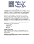 Epidemiology of Cancer Pain - International Association for the