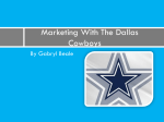 Marketing Skills With the Dallas Cowboys