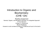 Biochemistry I (CHE 418 / 5418)