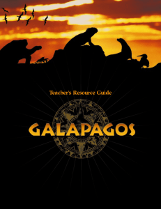 Galapagos Educator Guide - The Bullock Texas State History Museum