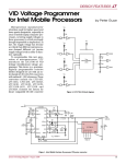 Aug 1998 VID Voltage Programmer for Intel Mobile Processors