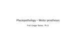 Physiopathology – Motor prostheses