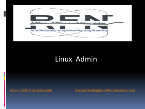 Linux - Rock Fort Networks