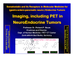 Imaging, including PET in NeuroEndocrine Tumors Imaging