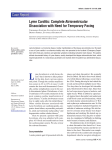 Lyme Carditis: Complete Atrioventricular Dissociation with Need for