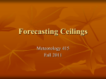 Forecasting Ceilings