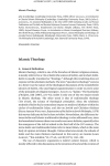 Islamic Theology (PDF Available)