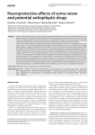 Neuroprotective effects of some newer and potential antiepileptic