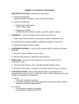 SUMMARY OF STATISTICAL PROCEDURES