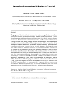 Normal and Anomalous Diffusion: A Tutorial