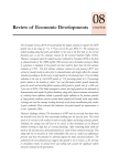 Review of Economic Developments