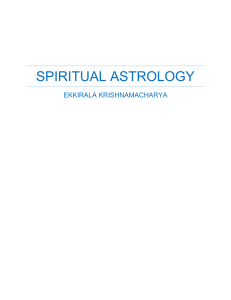 spiritual astrology - World Teacher Trust