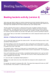 Beating Bacteria - Activity Version 2 - Instruction