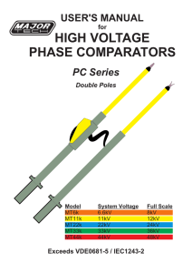 high voltage phase comparators
