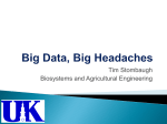 Big Data - UK College of Agriculture