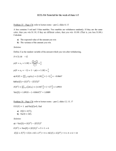 ECE-316 Tutorial for the week of June 1-5