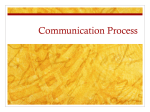 Communication Process