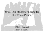 Healing the whole person, Jesus as our model