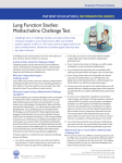 Lung Function Studies: Methacholine Challenge Test